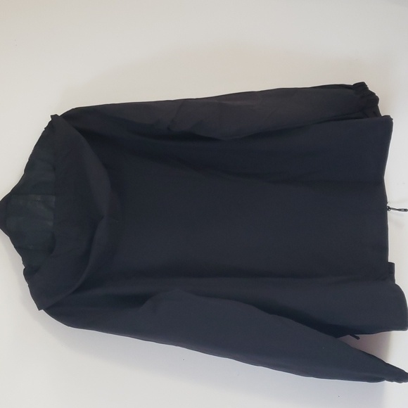 Moerdeng Mens Lightweight Shell Jacket Black Removable Hood, Size S - Picture 3 of 14